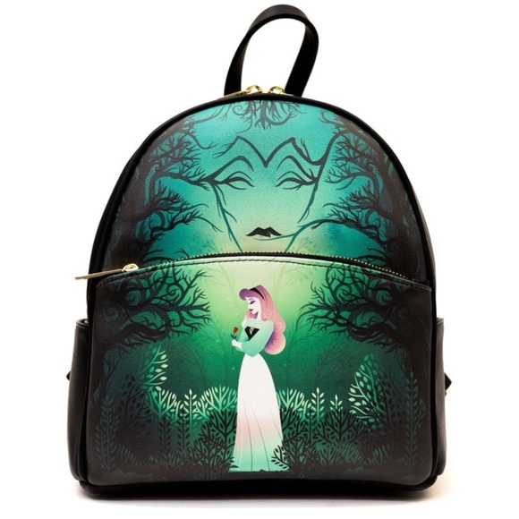 Danielle Nicole Disney Aurora Maleficent Backpack NWT - Picture 1 of 12